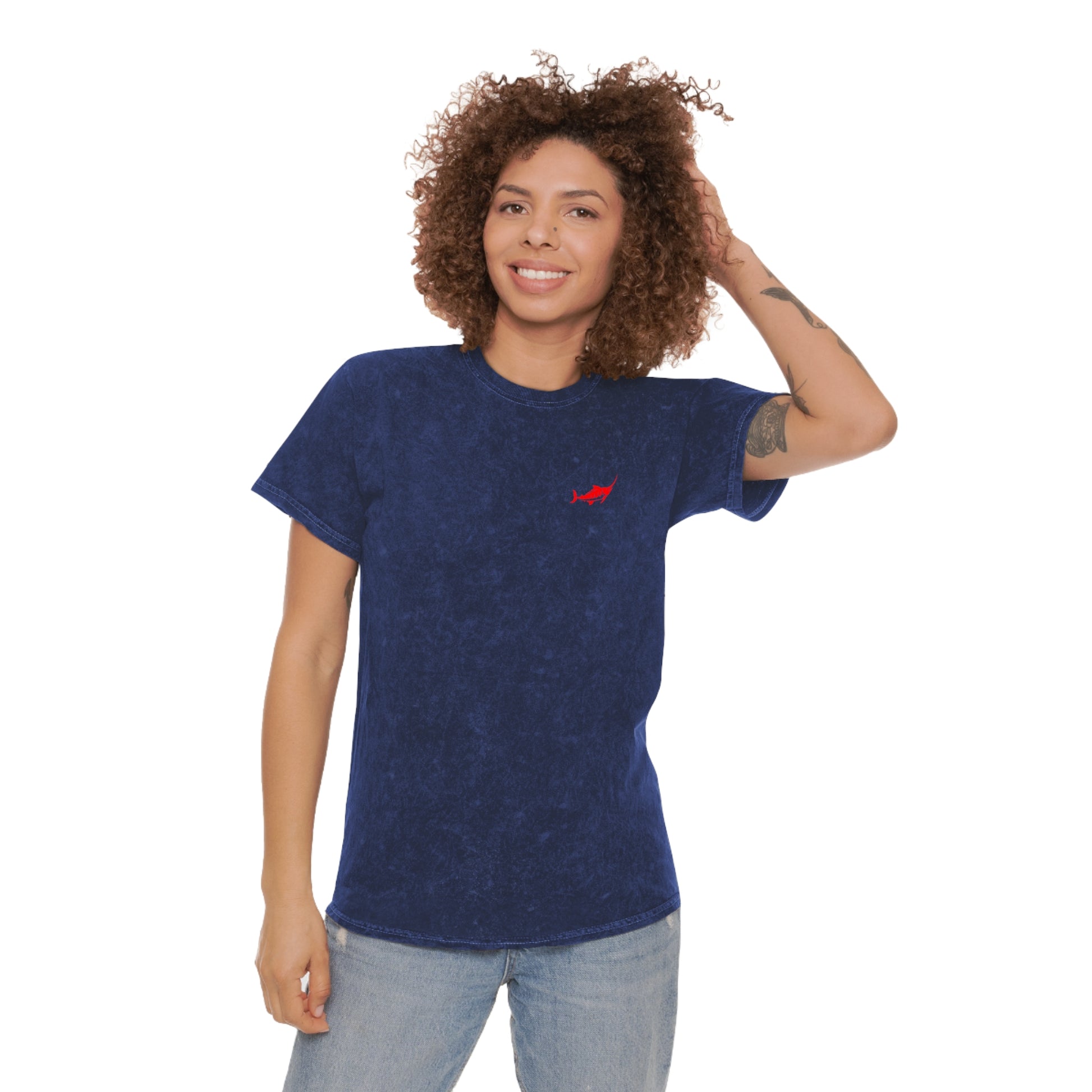 Unisex Mineral Wash T-Shirt - Marlin