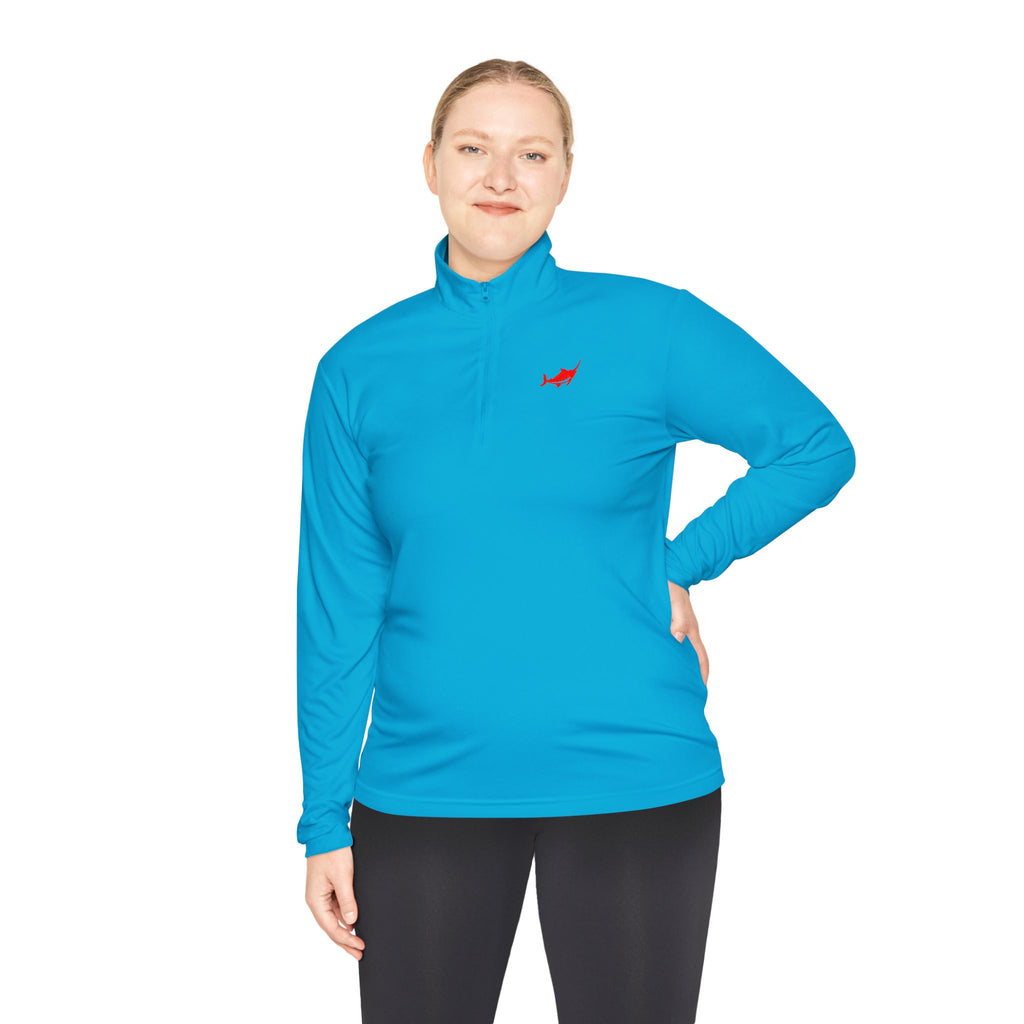 Unisex Quarter-Zip Pullover - Marlin