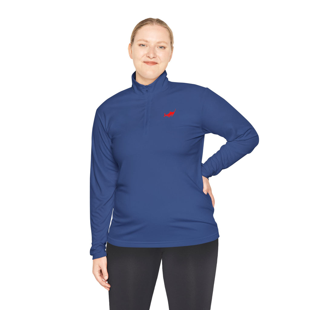 Unisex Quarter-Zip Pullover - Marlin