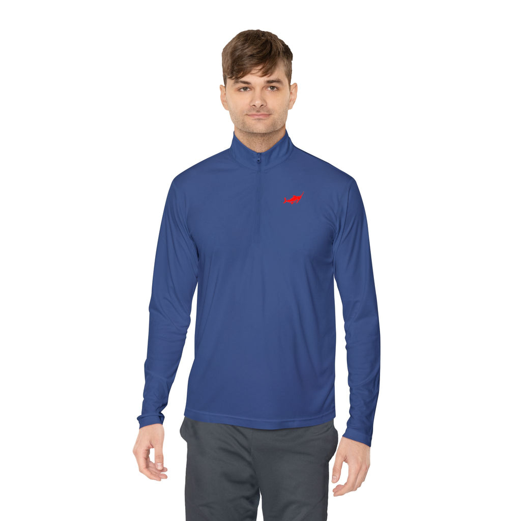Unisex Quarter-Zip Pullover - Marlin