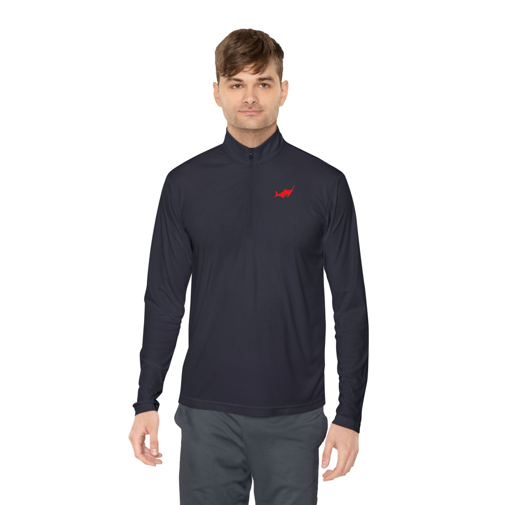Unisex Quarter-Zip Pullover - Marlin