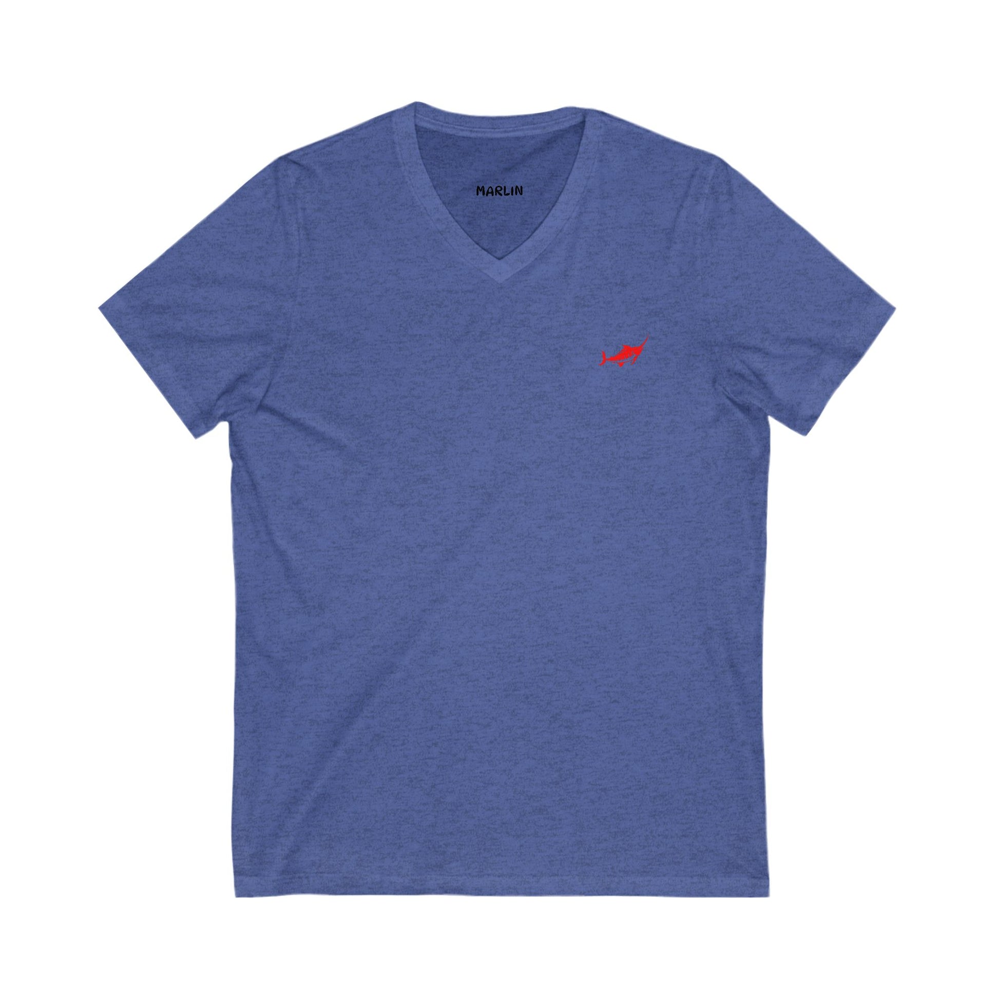 Unisex V-Neck T-Shirt - Casual Comfort - Marlin