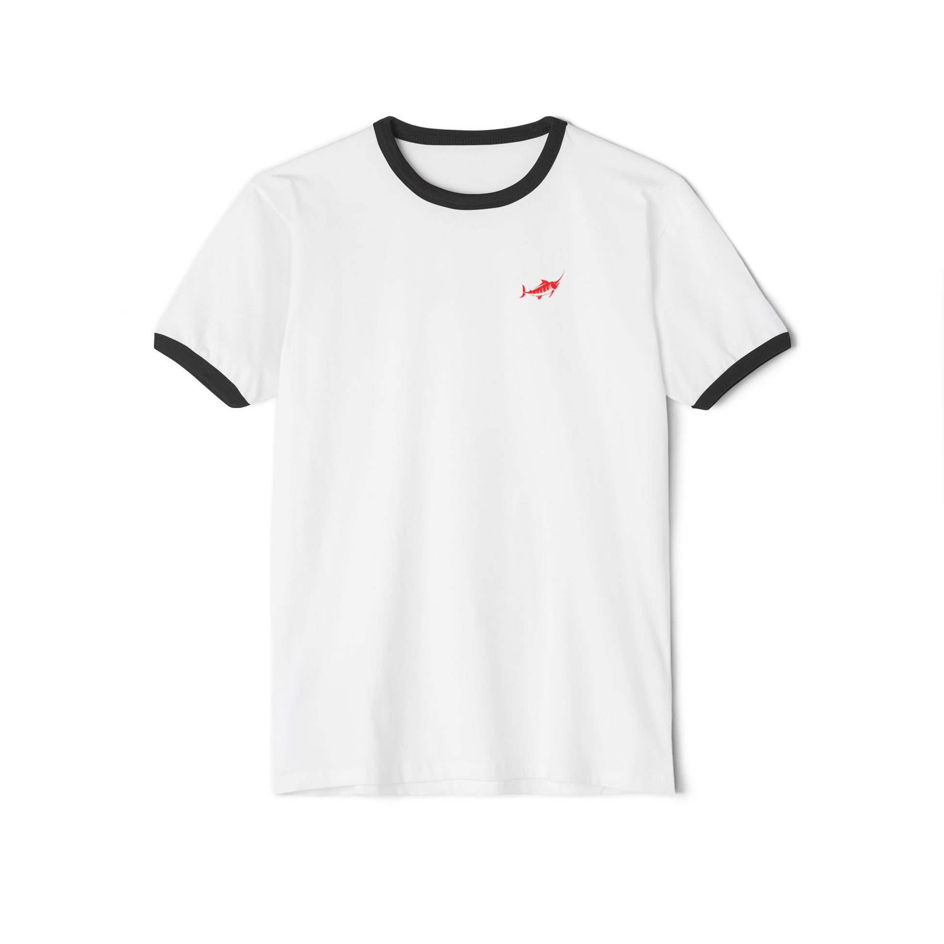 Vintage Style Unisex Cotton Ringer T-Shirt - Marlin