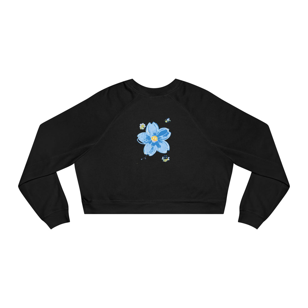 Women's Cropped Fleece Sweatshirt - Marlin