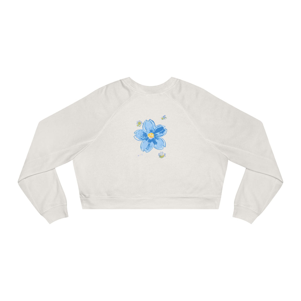 Women's Cropped Fleece Sweatshirt - Marlin