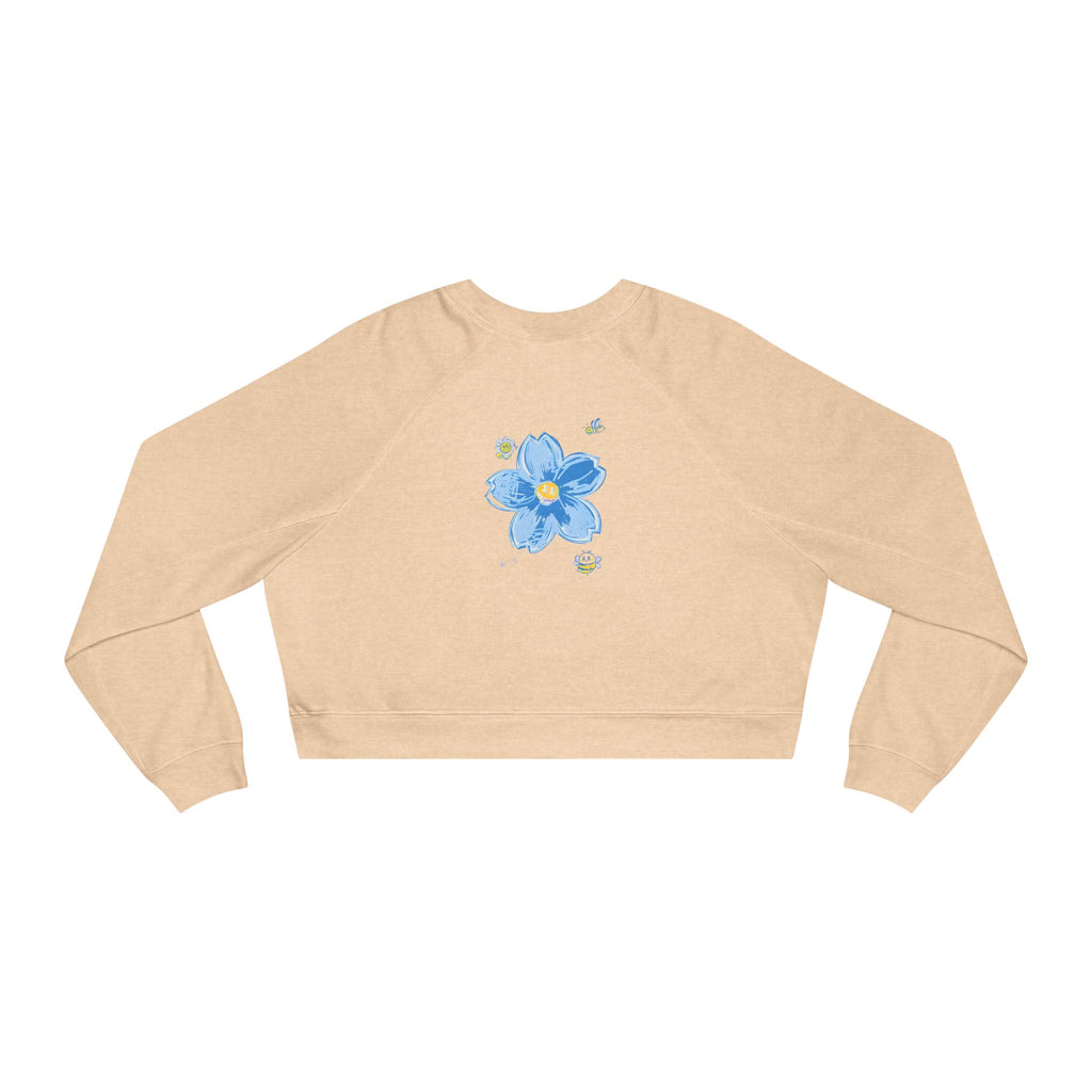 Women's Cropped Fleece Sweatshirt - Marlin